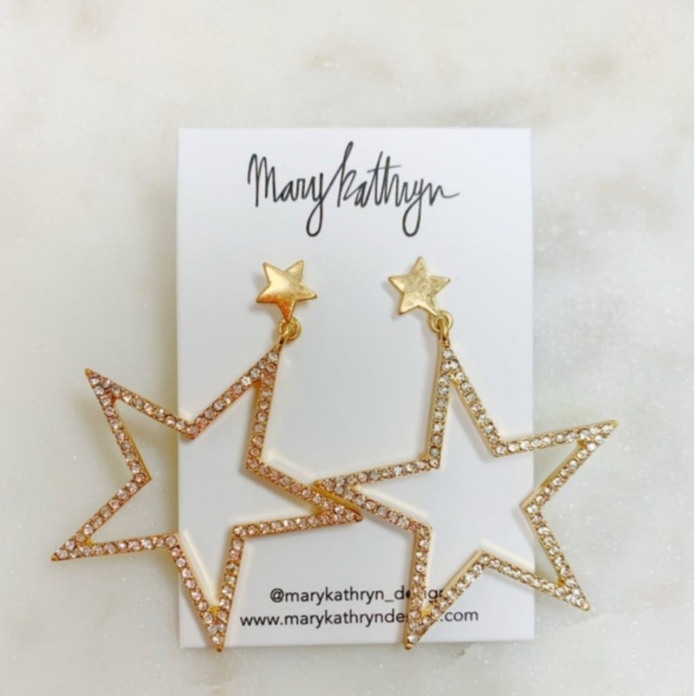 Ladies Star earrings